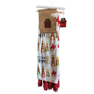 Christmas Throw blanket Large Size 70X50 Wise Men Camels NWT